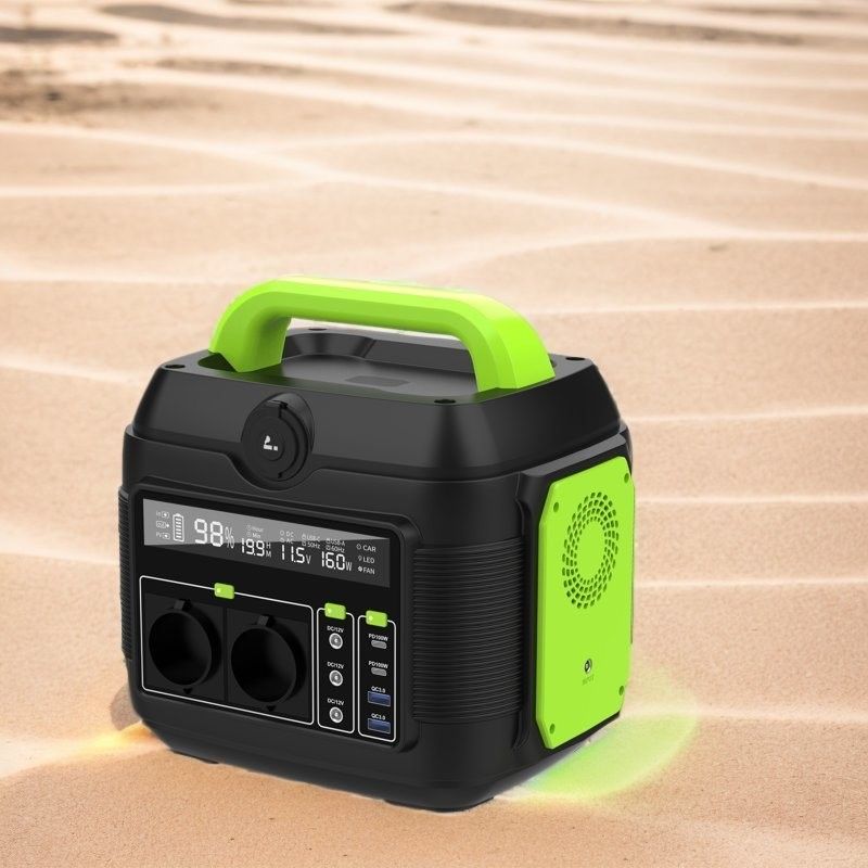MPPT 600W Литий батарея портативный источник питания для наружных чрезвычайных ситуаций и отключений