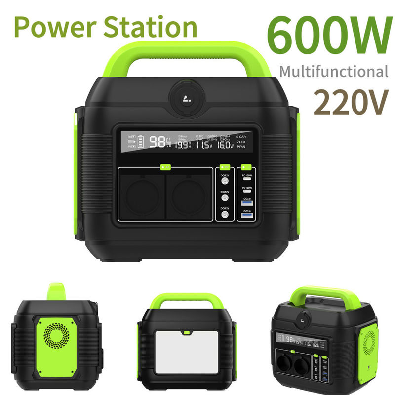 Портативная электростанция ЕС 600W 576wh Power Bank для кемпинга