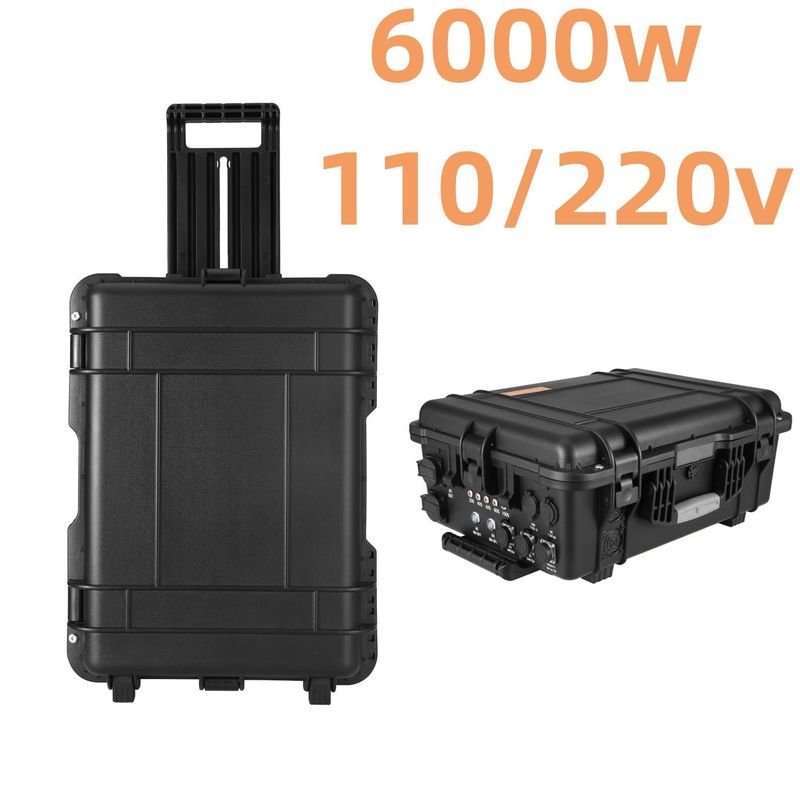LiFePO4battery 6000W портативная электростанция солнечный генератор для активных занятий на открытом воздухе