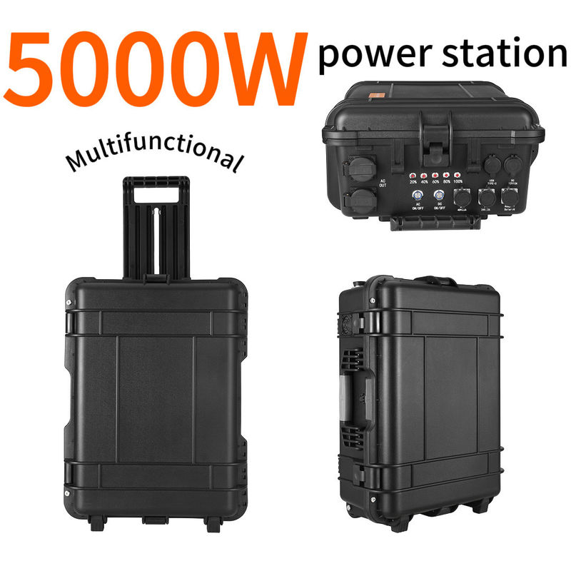 Номинальная мощность 4800wh Кампинговый солнечный генератор