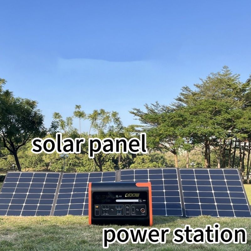 2200W солнечный генератор 2500W солнечные панели с портативной электростанцией Ваш источник питания