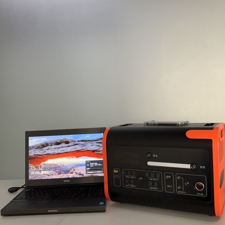 Более длительный срок службы LiFePO4 портативный источник питания 2200W диапазон колебаний выходной напряженности -5%-5%