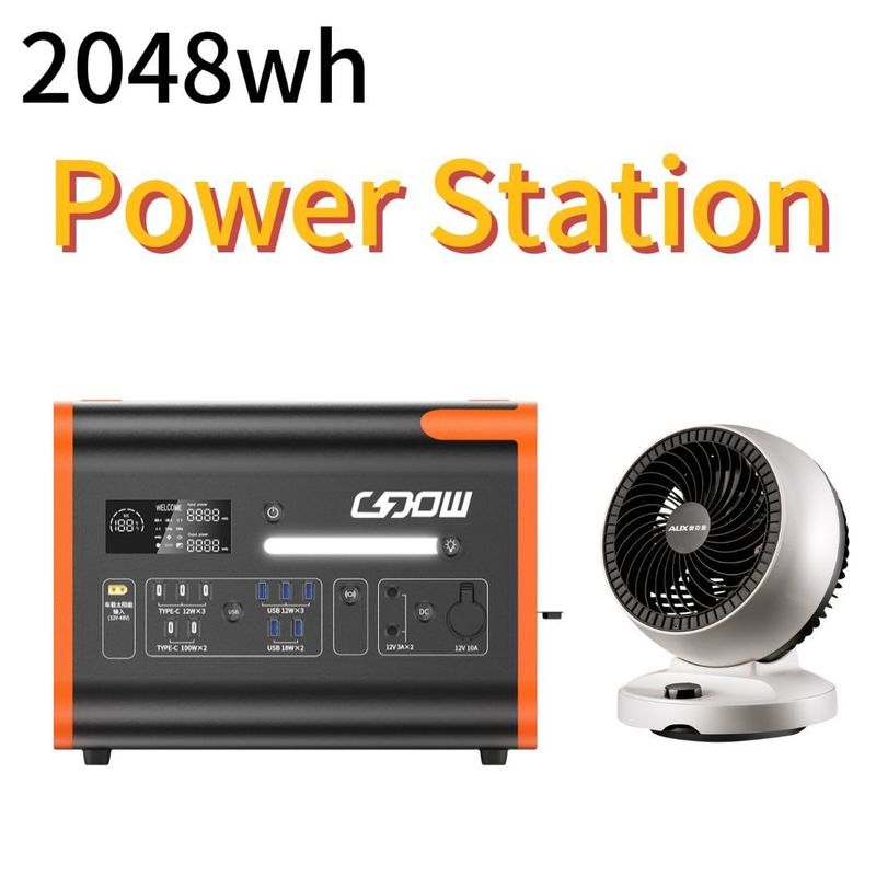 Выходное напряжение переменного тока переменного тока 100V-120V/AC 220V-240V Чистый синусовой волновой инвертор LiFePO4 электростанция