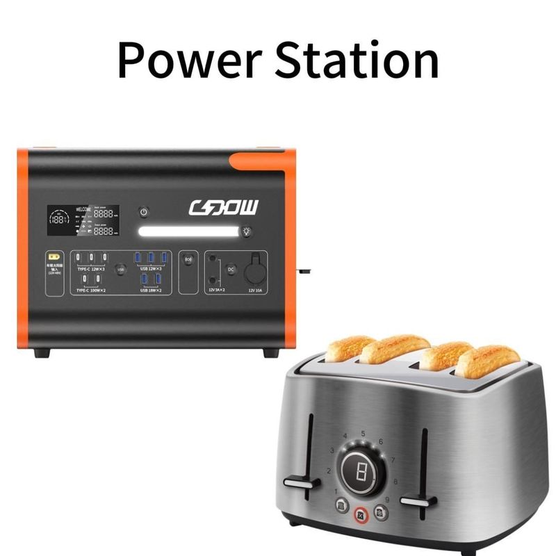 LiFePO4 2200W черный безмолвный портативный инверторный генератор для электростанции для кемпинга на открытом воздухе