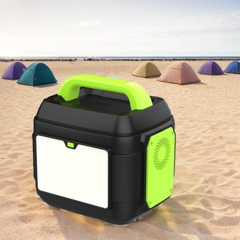 576wh Солнечный вход портативная электростанция 600W Внешний кемпинг USB C-тип DC AC выход