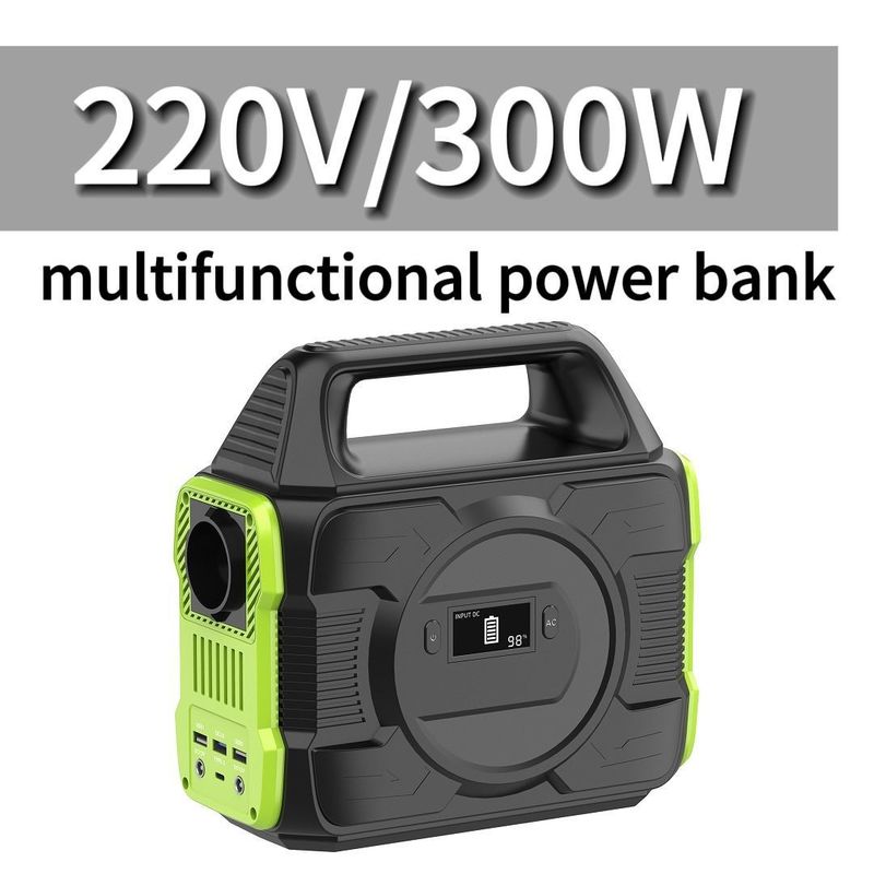 Перерабатываемая 110V 220V 300W портативная электростанция солнечный генератор источник питания
