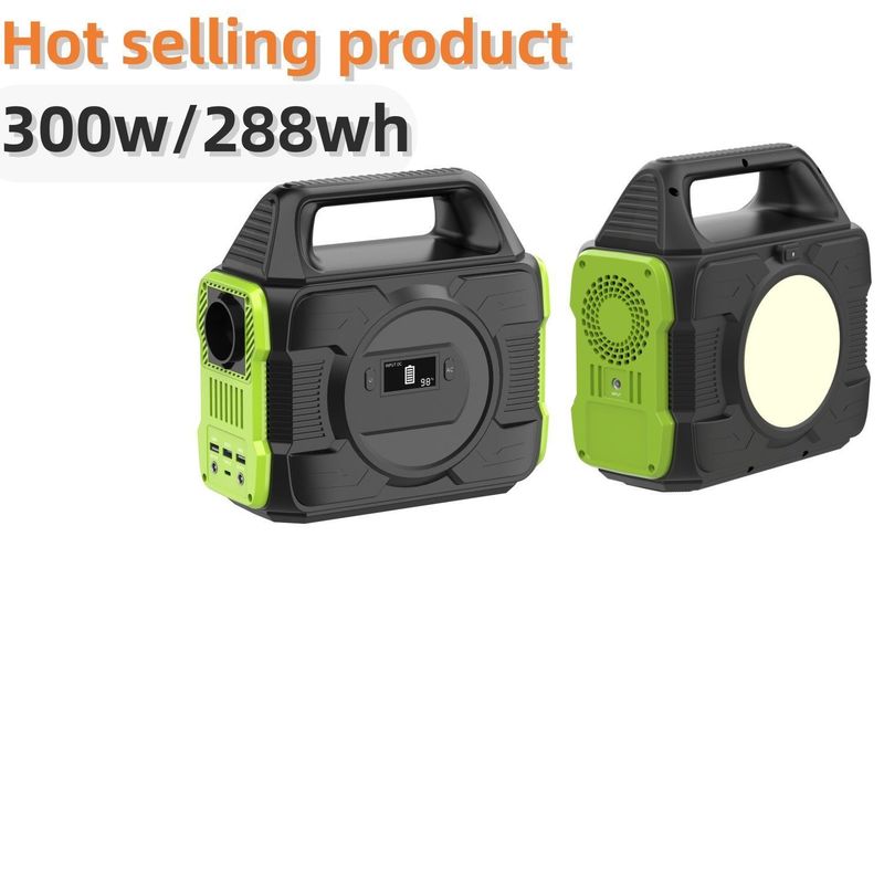 300W/288wh Солнечная электростанция показывает жидкокристаллический дисплей и MPPT для дома