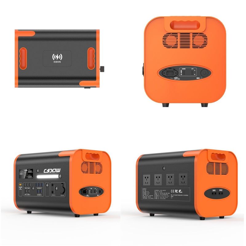 Европейский союз AC Socket 2000W 2048wh портативная электростанция Двухсторонняя быстрая зарядка UPS
