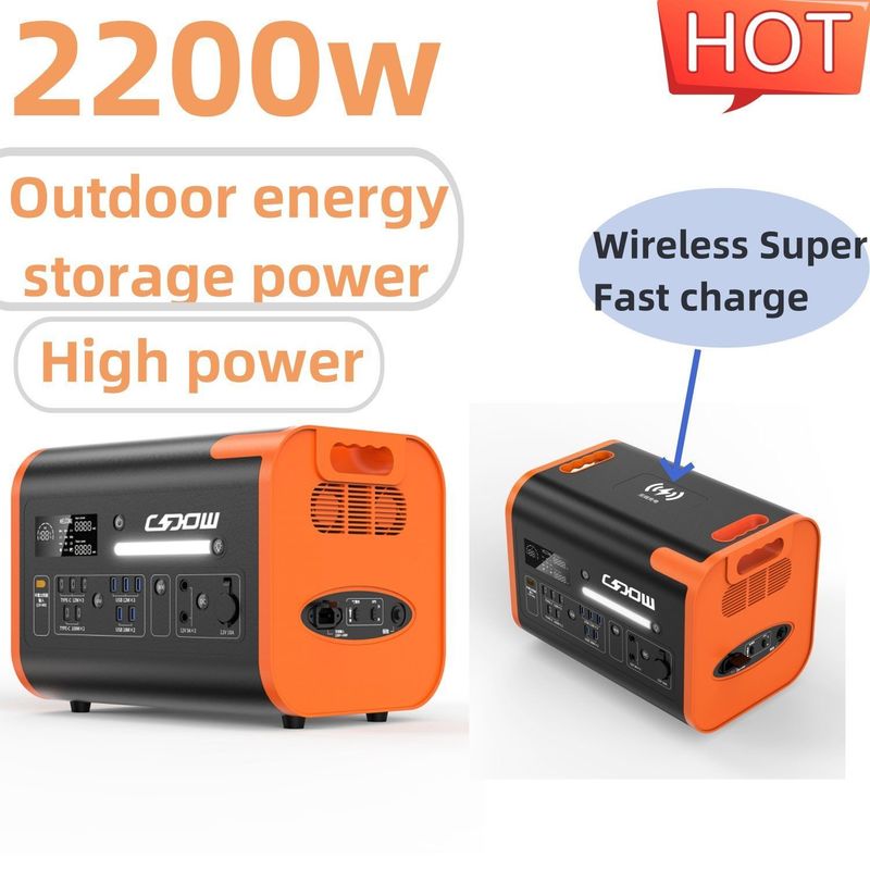 Un38.3/Msos аутентификация 2200W портативная зарядная станция 220V солнечный генератор для офиса