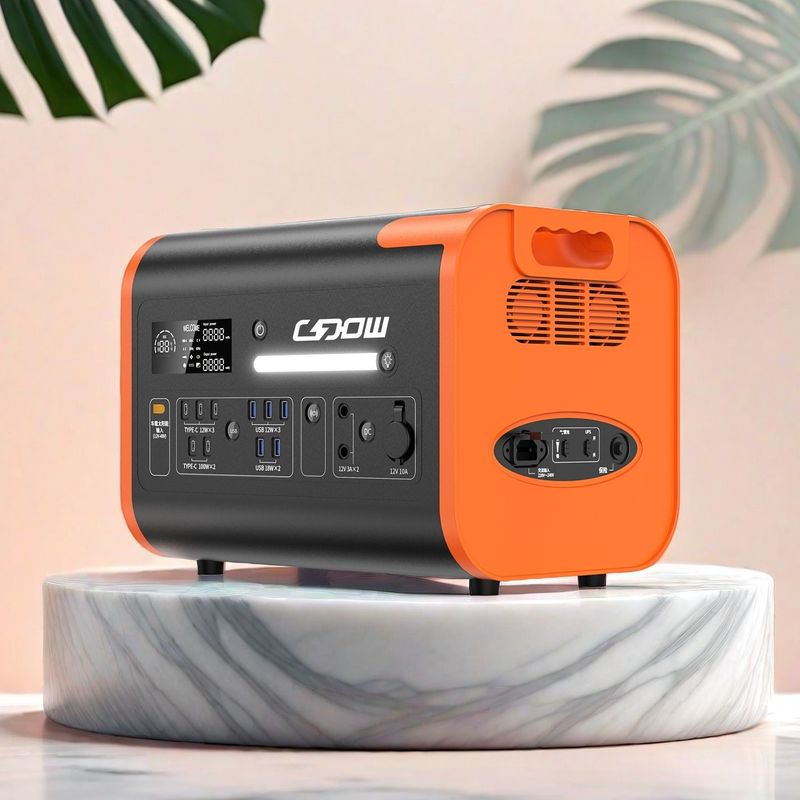 LiFePO4 батарейная портативная электростанция 2000W 2200W для чрезвычайных ситуаций в домашних условиях