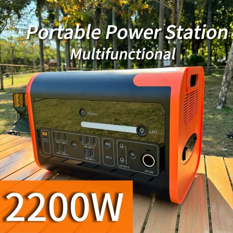 800W Max Автомобильная и солнечная зарядка портативная электростанция для экстренной резервной копии на улице
