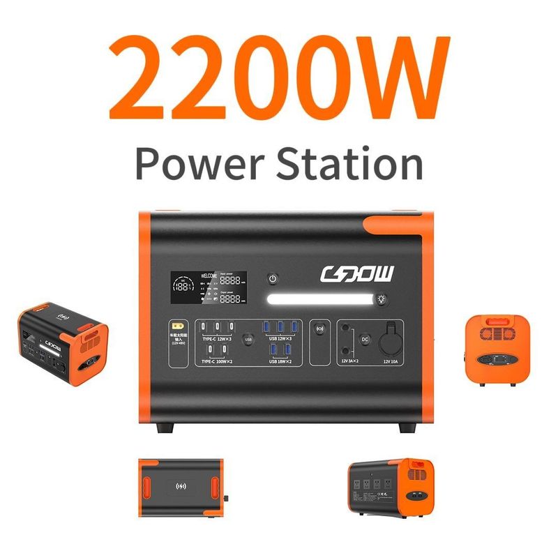 AT22 Солнечная 2000W 2200W 2500W 3000W портативная генераторная электростанция для вашей пользы