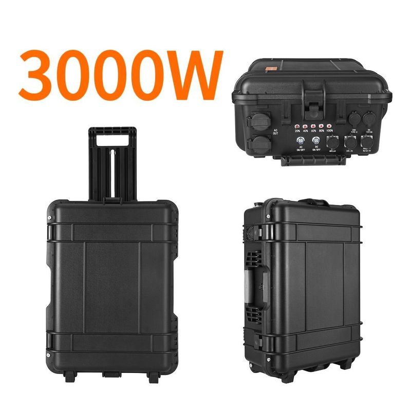 LT-30 Высокая мощность 3000wh 3300W LiFePO4 батарея портативная электростанция для кемпинга