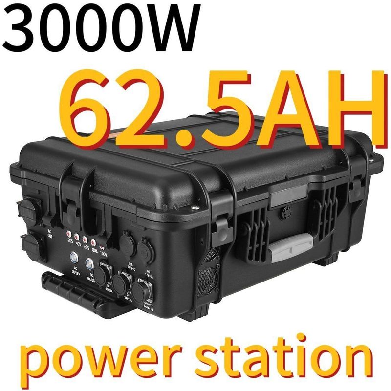 3000W62.5ah Наружная аварийная электростанция портативная электростанция для рынков в Восточной Азии