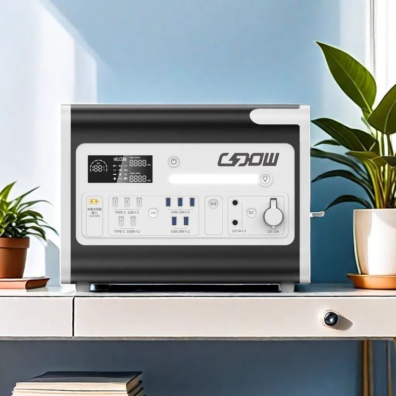 Портативный LiFePO4 2000W Мод зарядки солнечных панелей