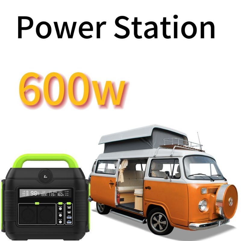 600W/288wh Солнечная мобильная портативная электростанция с литийным аккумулятором