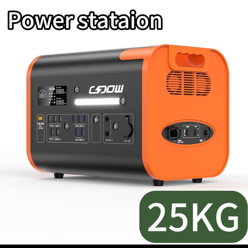 LiFePO4 500W 2200W Беспроводная зарядка портативная солнечная система портативная электростанция