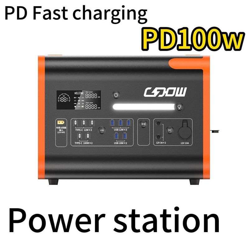 2200W/40ah AT22 AC Выходный разъем Домашнее энергохранилище Электростанция на открытом воздухе