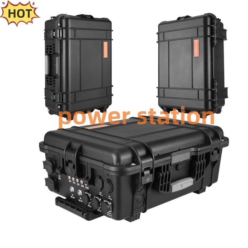 Черная настраиваемая 3000W/4000W/5000W/6000W/7000W портативная электростанция для рыбалки на открытом воздухе