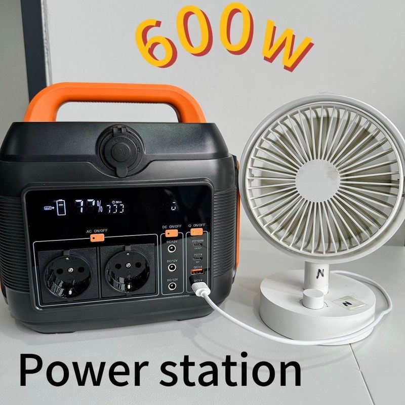 Горячая 600W/576wh AC DC C-type Battery Backup Power Аварийная портативная электростанция