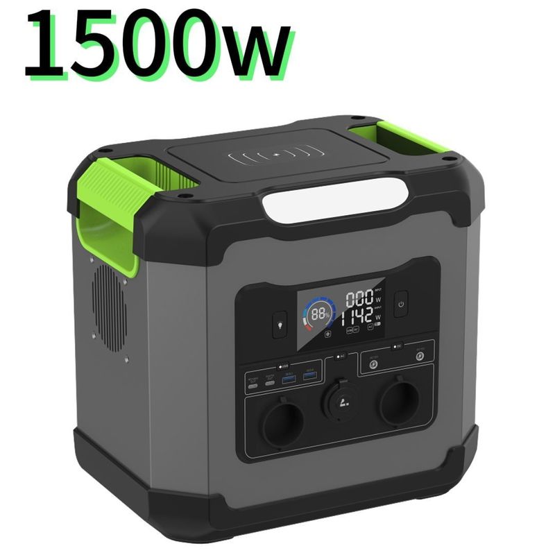 1200W/1500W/2000W Мобильное энергоснабжение 1500W переменная мощность выходной мощности для портативной электростанции