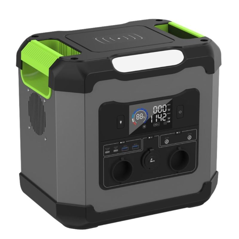 Горячая энергия 1500W/2000W/1200W портативная солнечная электростанция с выходом типа C1 12V/3A