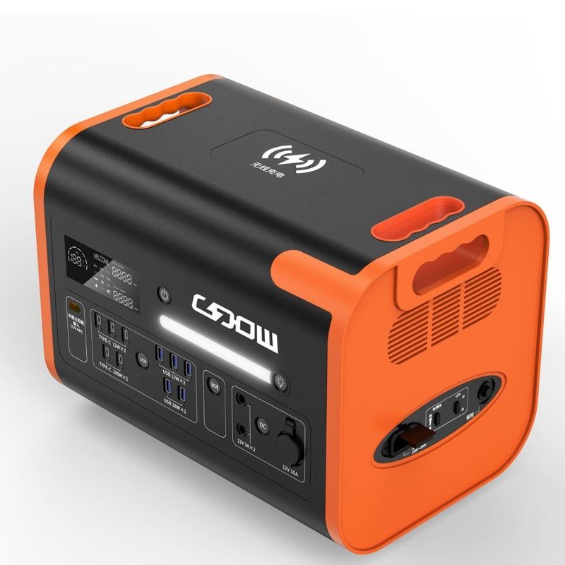 1500W быстрая зарядка портативная электростанция для наружного офиса медицинского AT22 2200W/2048wh