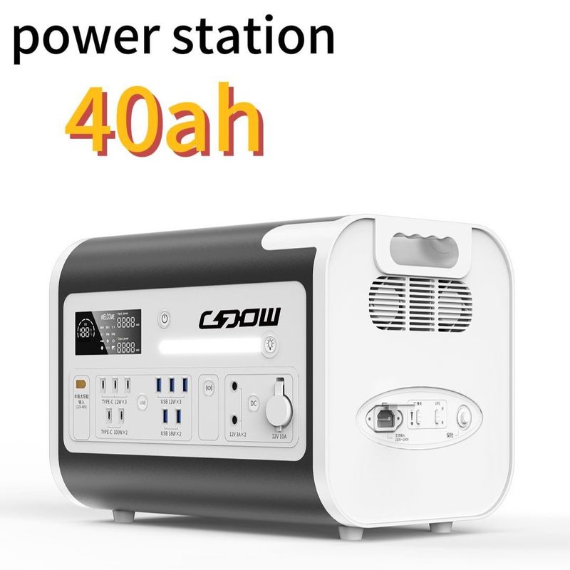 Настраиваемый цвет 2200W/2048wh Внешний кемпинг Электростанция для хранения электроэнергии Чистая синусная волна