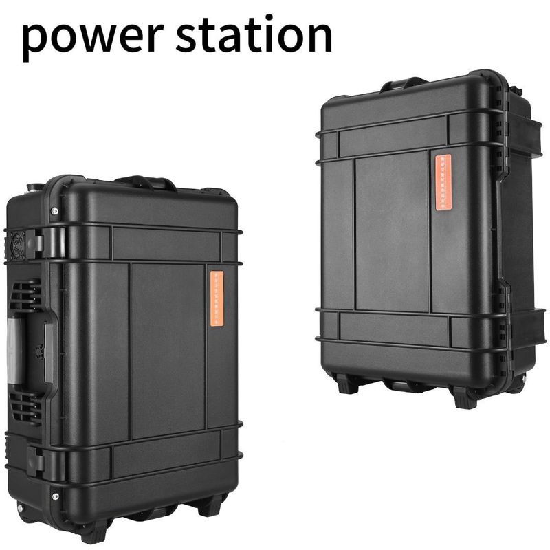 Портативная электростанция с мощностью батареи 48V62.5ah 3000wh и зарядкой солнечных панелей