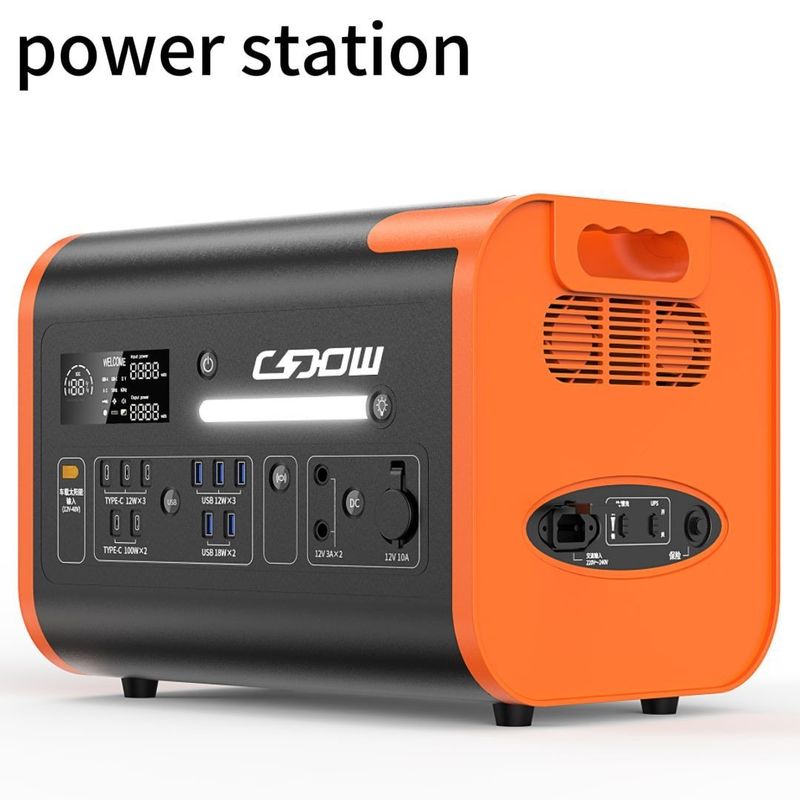 Портативная электростанция для дома и на открытом воздухе 2200W 1500W генератор солнечных панелей