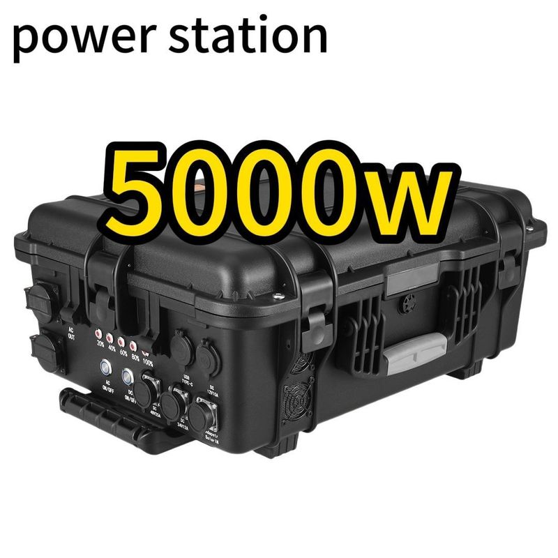 LT-50 5000W Наружная приключенческая портативная электростанция с материалом ABS