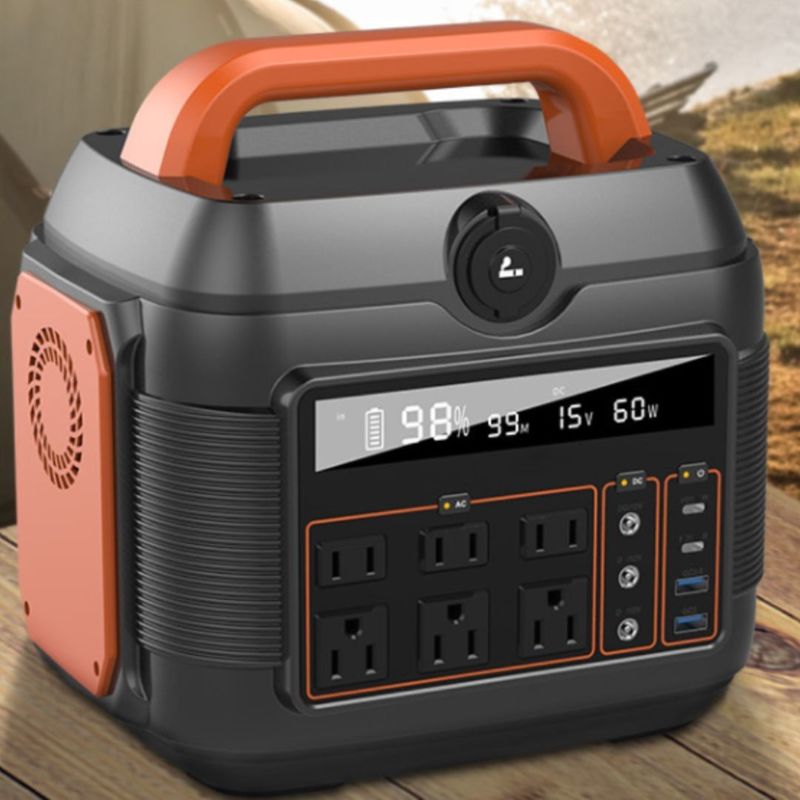 220V 50Hz/110V 60Hz AC Выход 6 Kg/576 Wh/600 W/300 W/5000 W портативная электростанция