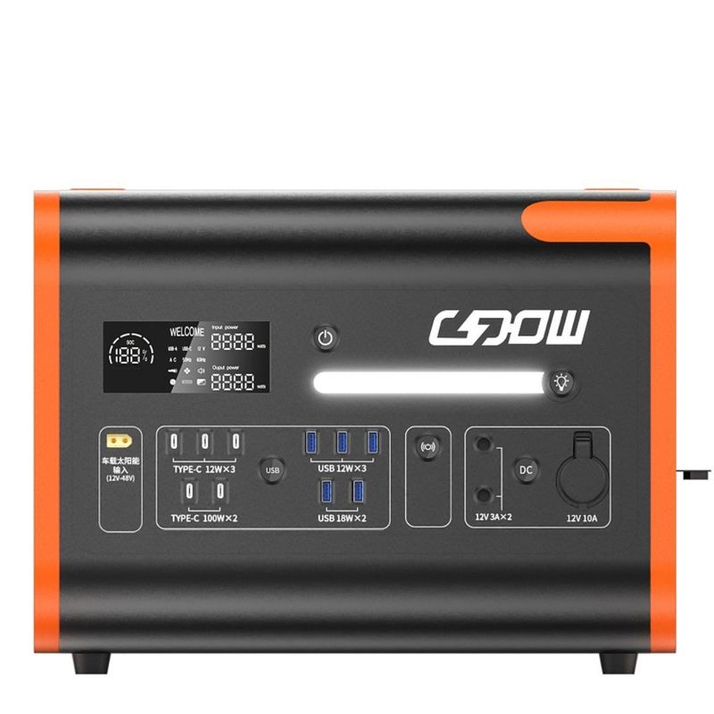 Un38.3/Msos Подтверждение подлинности 2200W 220V портативный генератор для солнечной зарядки 800W для наружного использования