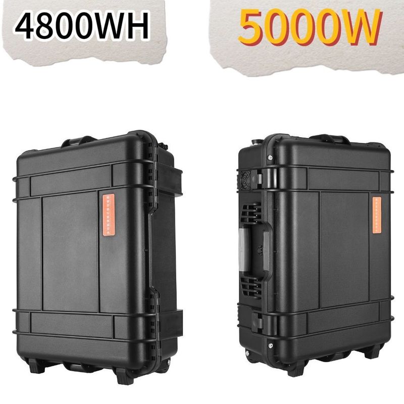 4000W/220-240V AC LiFePO4 Солнечная генераторная электростанция для бытовой деятельности на открытом воздухе