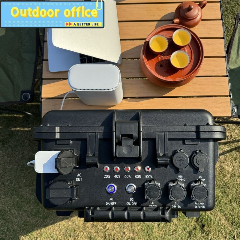 Выход переменного тока 110V/220V Большая емкость 6216wh Кампинговый солнечный пакет с 6-7 часами зарядки