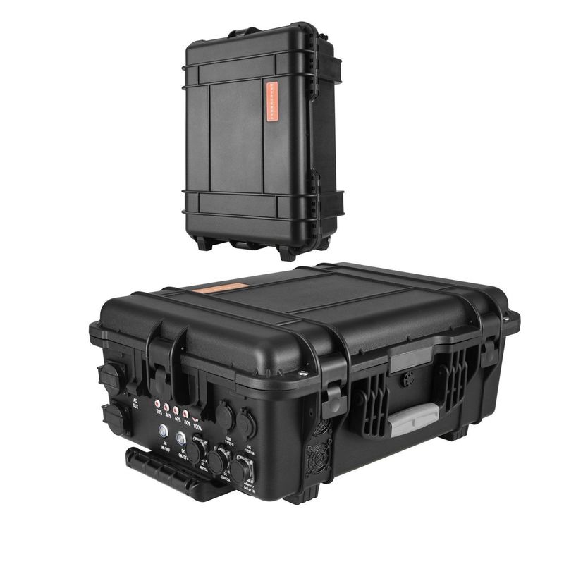 Портативный Lifep04 аккумулятор Чистый синус волны выход 5000W/4800wh/48kg для кемпинга на открытом воздухе