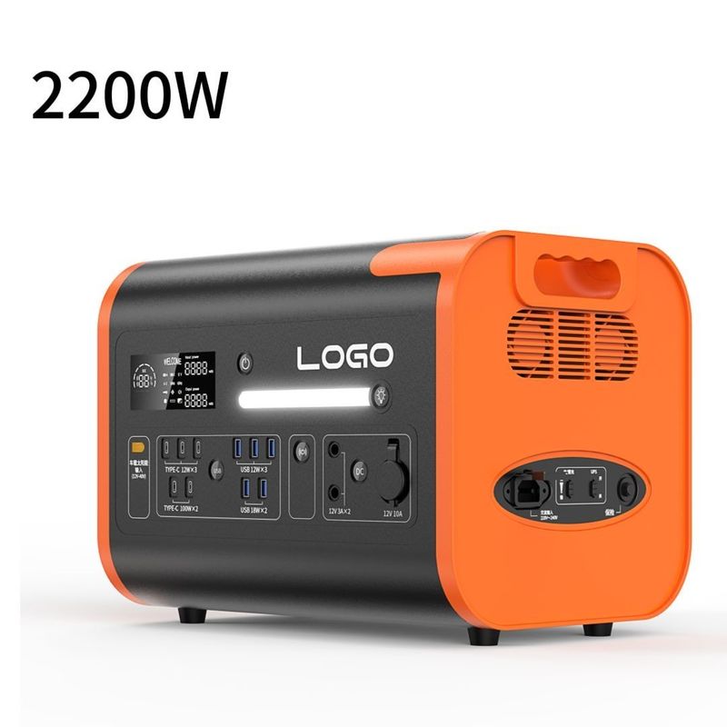 40ah/2048wh/2200W/2400W Портативный генератор энергии чрезвычайная наружная электростанция 3