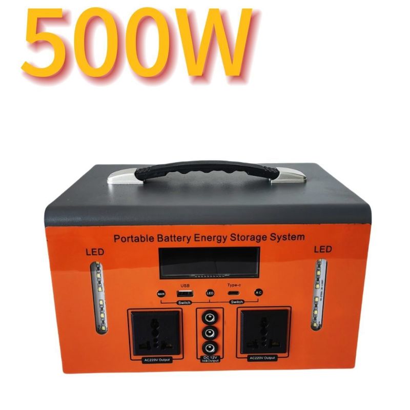 XT500 500W портативный литий батарейный источник питания для кемпинга на открытом воздухе и чрезвычайных ситуаций