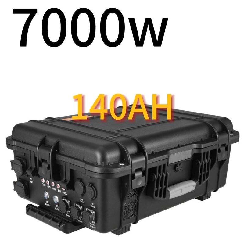 110V/220V AC Выход 7000W/6993wh Наружная аварийная мобильная электростанция для Восточной Азии
