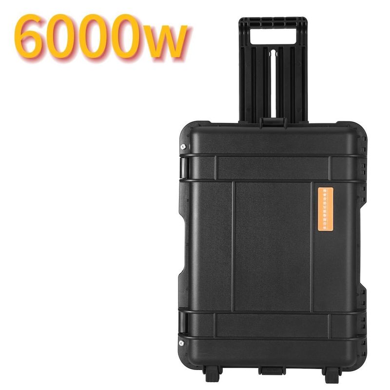 Наружная тернарная литийная батарея портативная электростанция 6000W/6216wh с высокой безопасностью